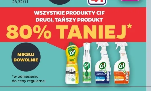 Produkty Cif promocja w Netto