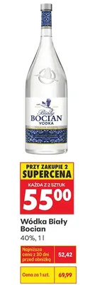 Wódka Biały Bocian 1 l promocja w Biedronka