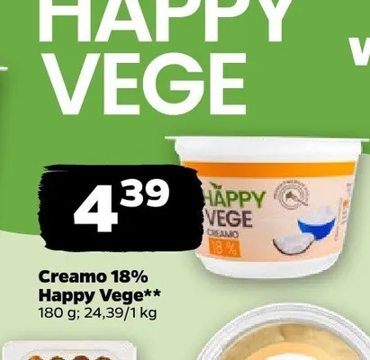 Creamo 18% Happy Vege promocja w Netto