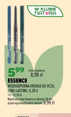 Wodoodporna kredka do oczu Long-Lasting Essence promocja w Drogerie Natura