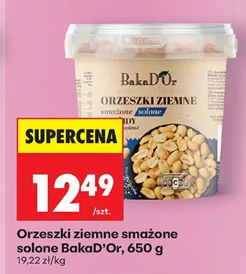 Orzeszki ziemne smażone solone BakaD'Or promocja w Biedronka