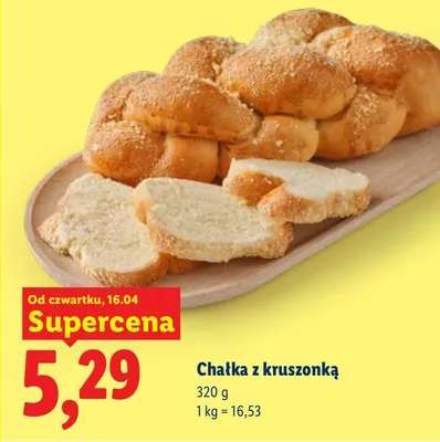 Chałka z kruszonką promocja w Lidl