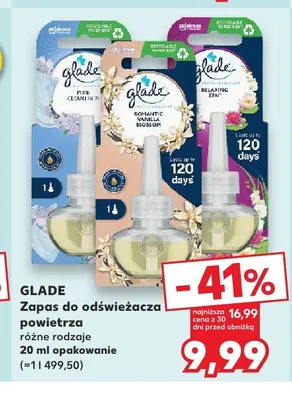Zapas do odświeżacza powietrza Glade promocja w Kaufland