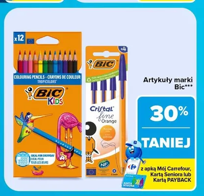 Artykuły marki Bic promocja w Carrefour