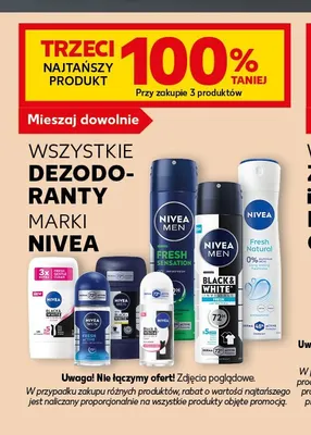Dezodorant w sprayu Fresh Natural Nivea promocja w Kaufland