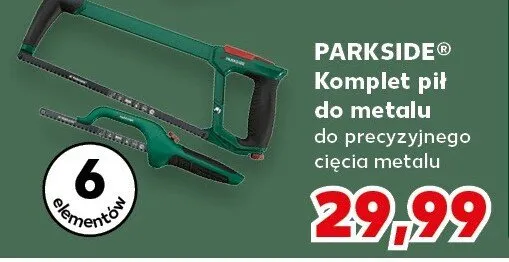 Komplet pił do metalu promocja w Kaufland