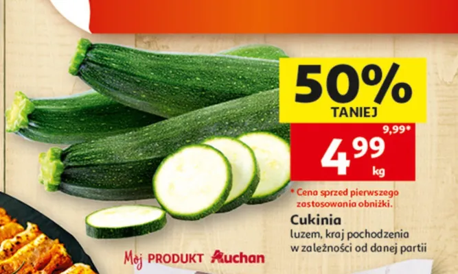 Cukinia promocja w Auchan
