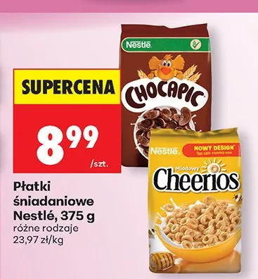 Płatki śniadaniowe Nestlé Chocapic promocja w Biedronka