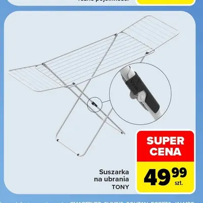 Suszarka na ubrania Tony promocja w Carrefour