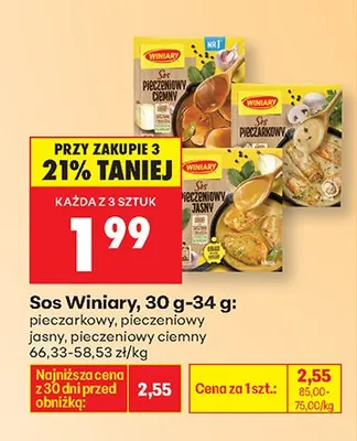 Sos pieczeniowy ciemny promocja w Biedronka