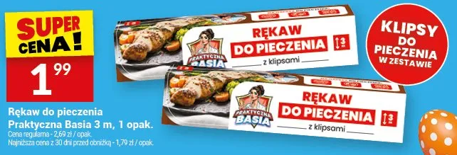 Rękaw do pieczenia Praktyczna Basia 3 m, 1 opak. promocja w Twój Market