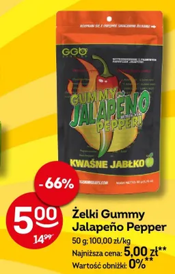 Żelki Gummy Jalapeño Pepper promocja w Żabka