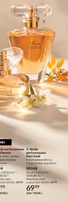 Woda perfumowana Rare Gold kwiat pomarańczy, bergamotka, bursztyn promocja w AVON