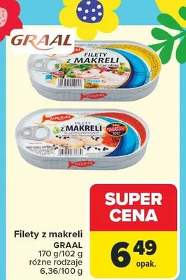 Filety z makreli różne rodzaje promocja w Carrefour Market