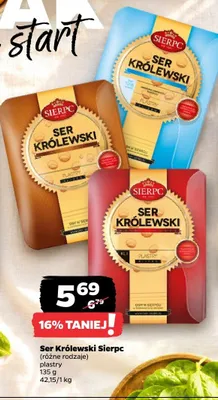 Ser Królewski Sierpc plastry promocja w Netto