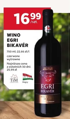 Wino Egri Bikavér promocja w Stokrotka