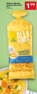 Makaron Niteczki rosołowe Ale dobre! promocja w LEWIATAN
