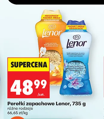 Perełki zapachowe Lenor promocja w Biedronka