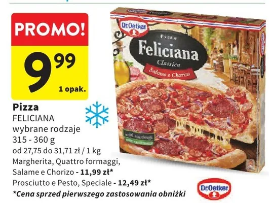 Pizza wybrane rodzaje promocja w Intermarche