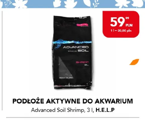 Podłoże aktywne do akwarium Advanced Soil Shrimp H.E.L.P promocja w Aquael zoo