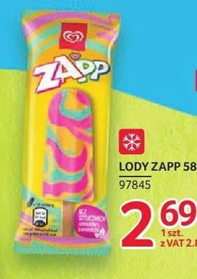 Lody Zapp promocja w Selgros