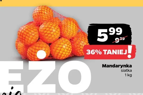 Mandarynki w siatce promocja w Netto