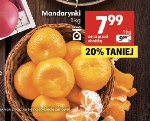 Mandarynki promocja w Delikatesy Centrum