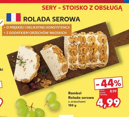 Rolada serowa z orzechami Rambol promocja w Kaufland