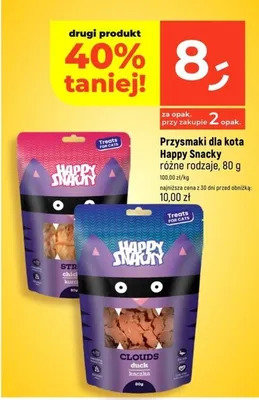 Przysmaki dla kota Happy Snacky Clouds duck kaczka promocja w Dealz