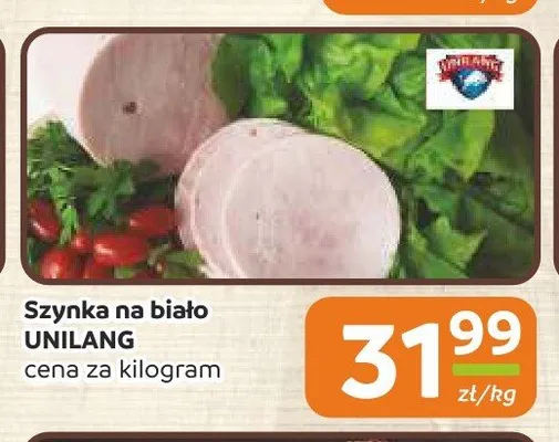 Szynka na biało Unilang promocja w Społem Częstochowa