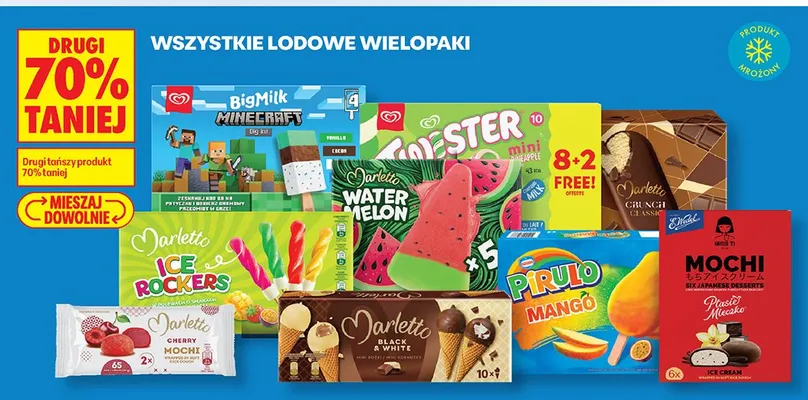 Lody Pirulo Mango promocja w Biedronka