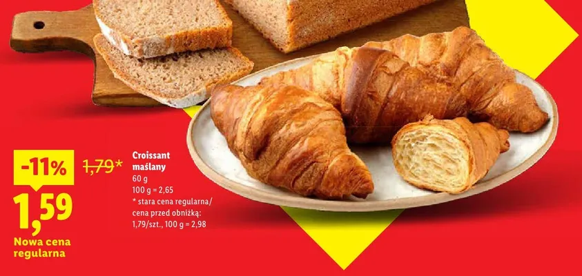 Croissant maślany promocja w Lidl