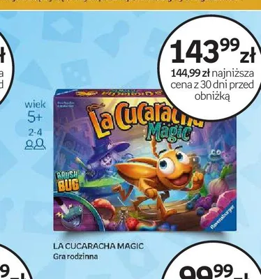 Gra rodzinna Ravensburger La Cucaracha Magic promocja w Empik