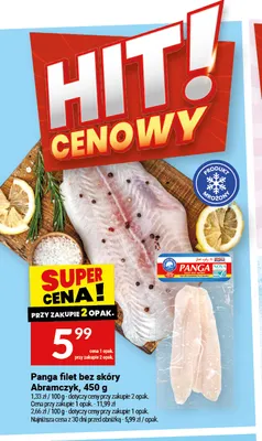 Panga filet bez skóry Abramczyk promocja w Twój Market