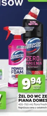 Żel do WC zero kamienia Domestos flora fresh promocja w Stokrotka