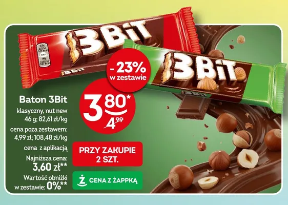 Baton 3Bit klasyczny promocja w Żabka