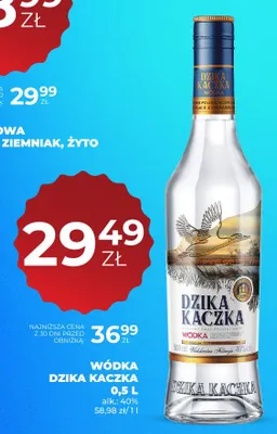 Wódka Dzika Kaczka promocja w Duży Ben