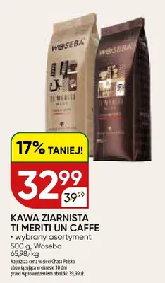 Kawa ziarnista promocja w Chata Polska