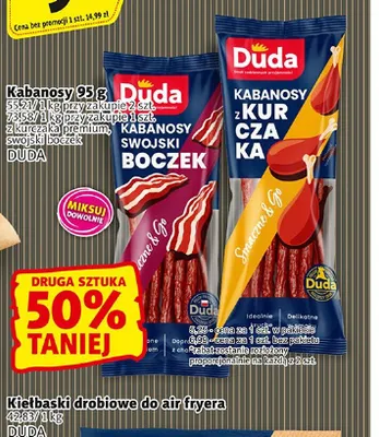 Kabanosy swojski boczek Duda promocja w Prim Market