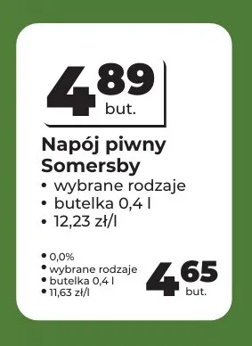 Napój piwny Somersby promocja w Odido