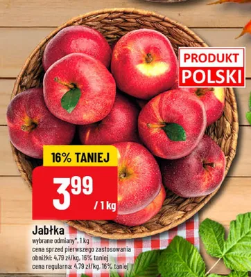 Jabłka polskie promocja w POLOmarket
