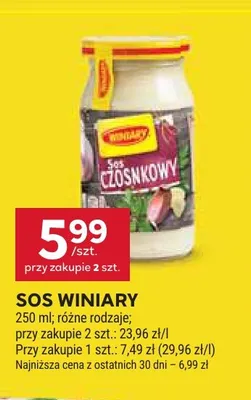 Sos Winiary promocja w Stokrotka