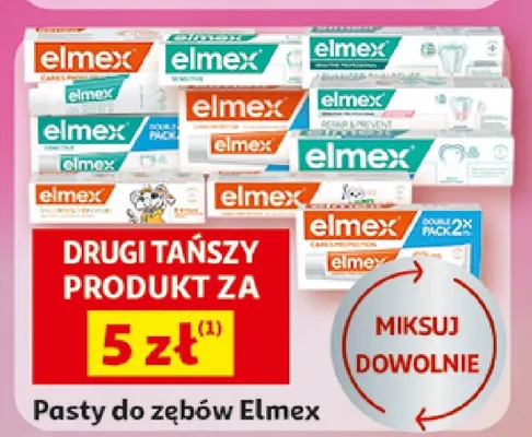 Pasty do zębów Elmex promocja w Auchan