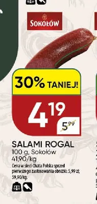 Salami rogal Sokołów promocja w Chata Polska