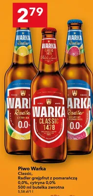 Piwo Radler cytryna 0,0% promocja w LEWIATAN