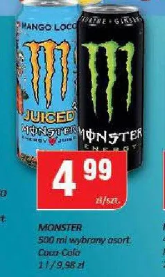 Napój energetyczny Monster promocja w Chorten
