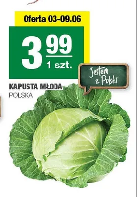 Kapusta młoda polska promocja w SPAR