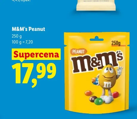 Drażetki M & M's Peanut promocja w Lidl
