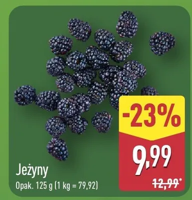 Jeżyny promocja w Aldi