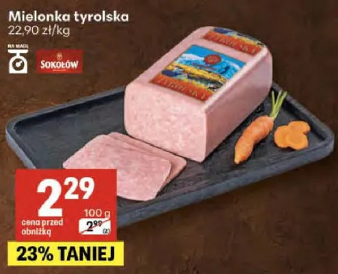 Mielonka tyrolska promocja w Delikatesy Centrum